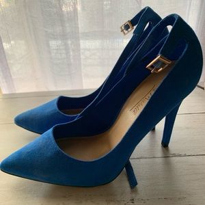 Blue heels